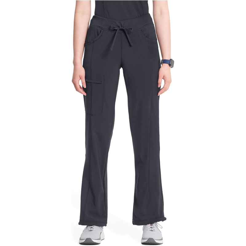 pewter - Straight Leg Drawstring Pant