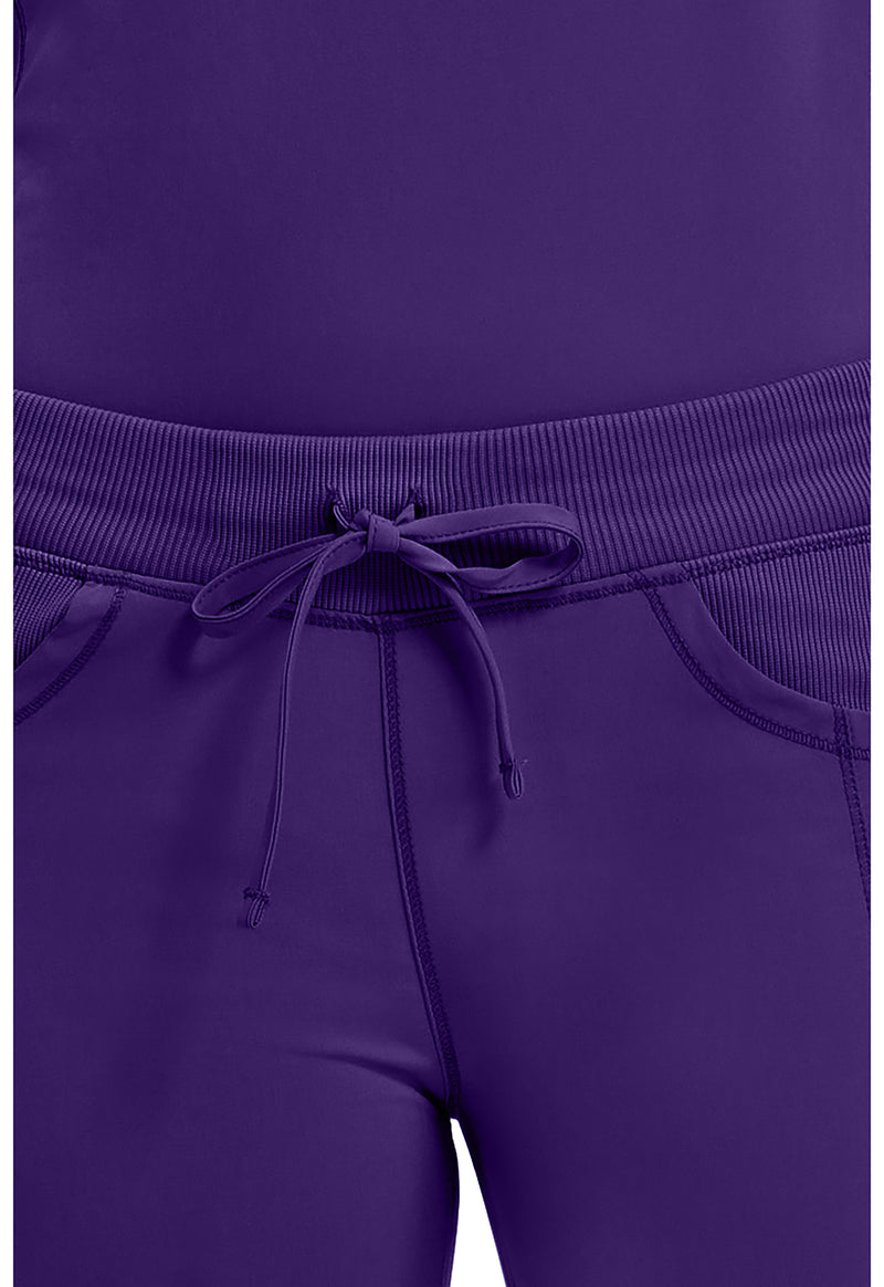 Grape - Women's Straight Leg Drawstring Scrub Pants – Tall (View 2)