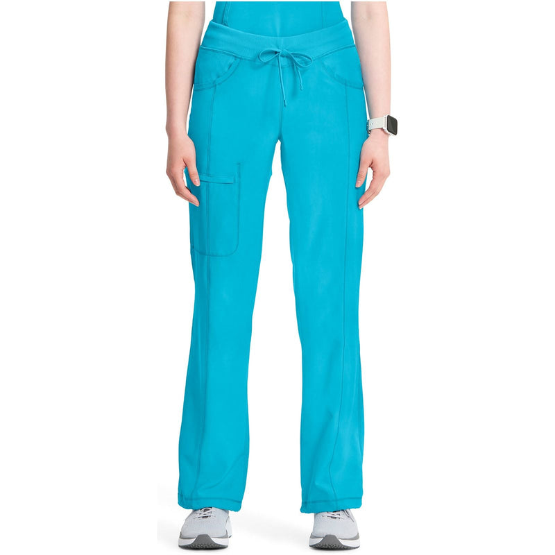 turquoise - Straight Leg Drawstring Pant