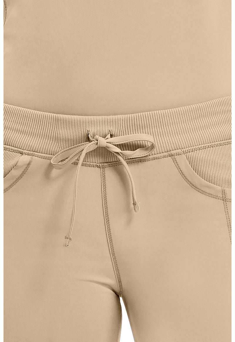 khaki - Straight Leg Drawstring Pant (View 2)