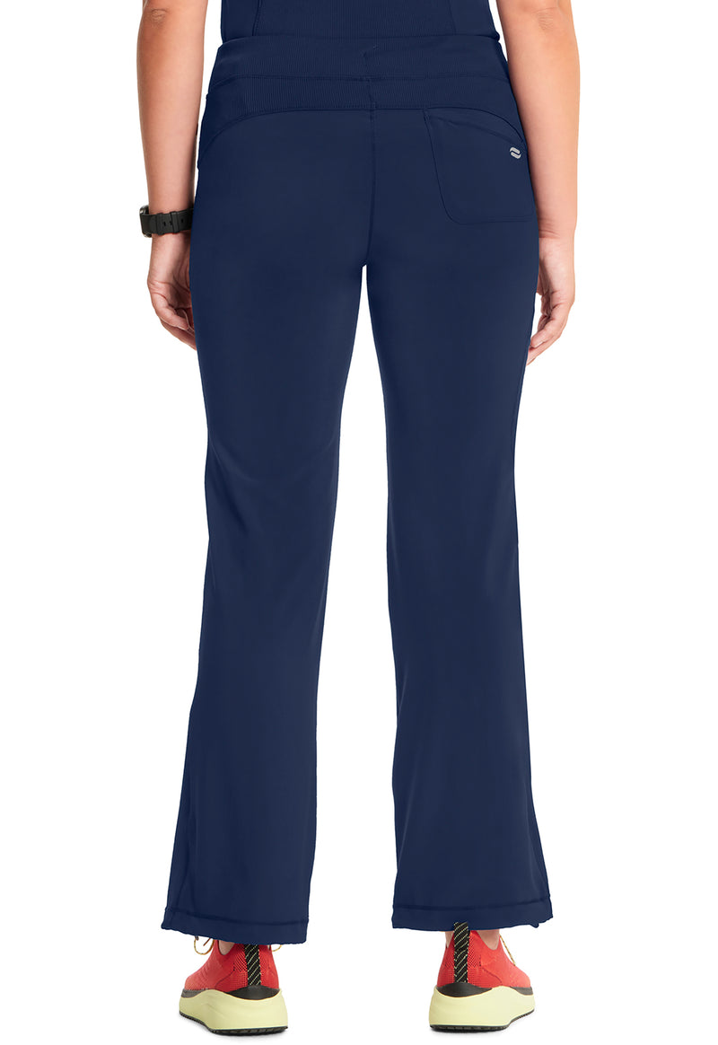 Navy - Cherokee IN Infinity Women Scrub Pants - Back View