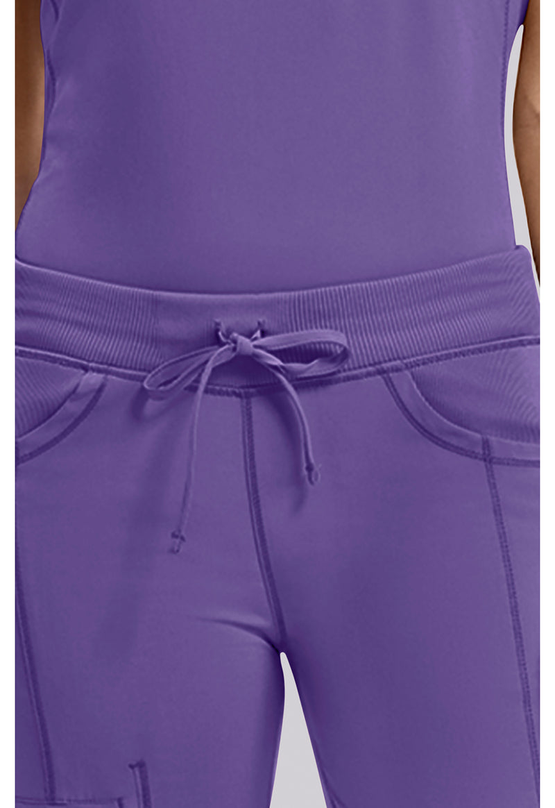 PRETTY N PURPLE - Women's Straight Leg Drawstring Scrub Pants – Regular (View 4)