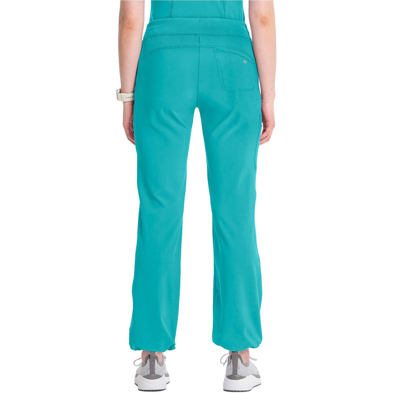 teal blue - Straight Leg Drawstring Pant