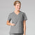 Curved V-Neck Top