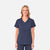 Curved V-Neck Top