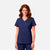 Ladies Mesh Pocket Mock Wrap Top