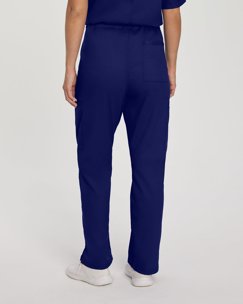 True Navy - Landau ProFlex Unisex 6 Pocket Cargo Scrub Pant for Nursing