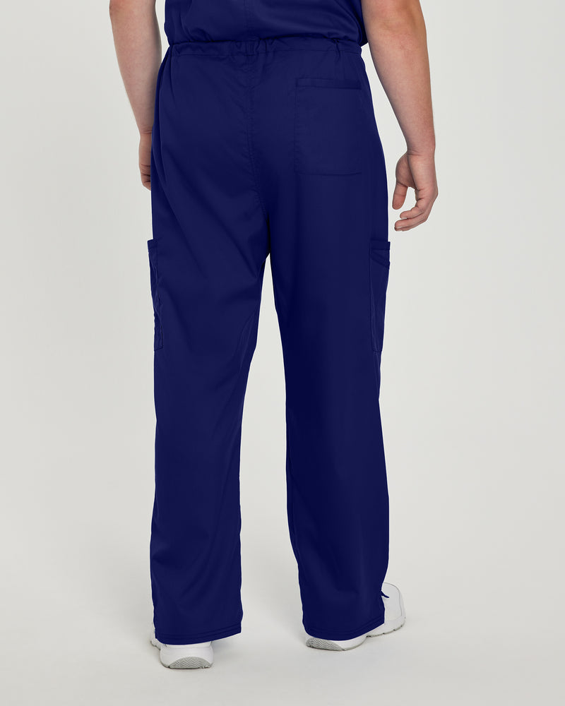 True Navy - Landau ProFlex Unisex 6 Pocket Cargo Scrub Pant for Nursing