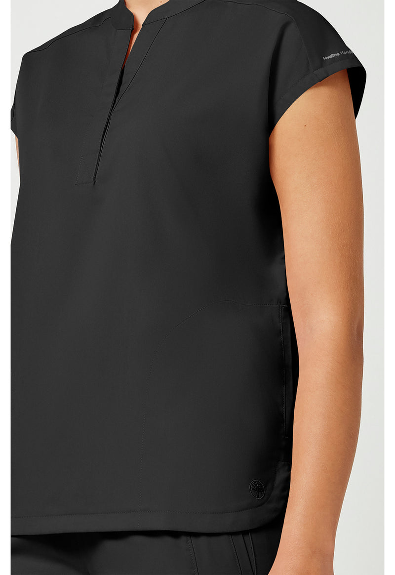 BLACK - Women's Journey Scrub Top (View 4)