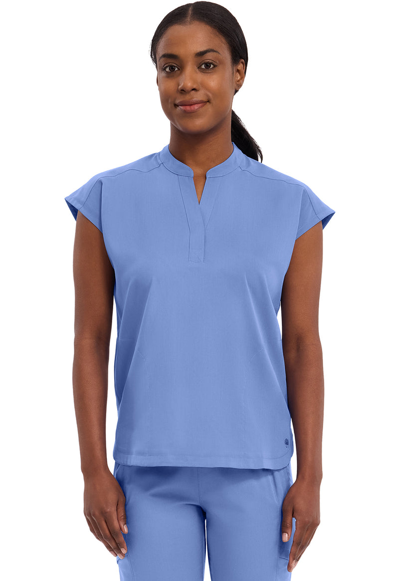 CEIL - Healing Hands Purple Label Women Scrub Top - Front View