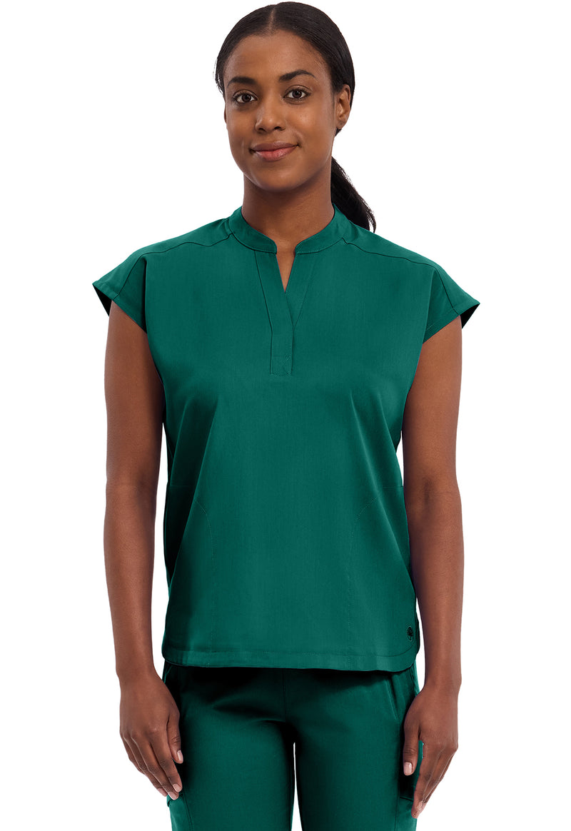 Hunter - Healing Hands Purple Label Women Scrub Top - Front View