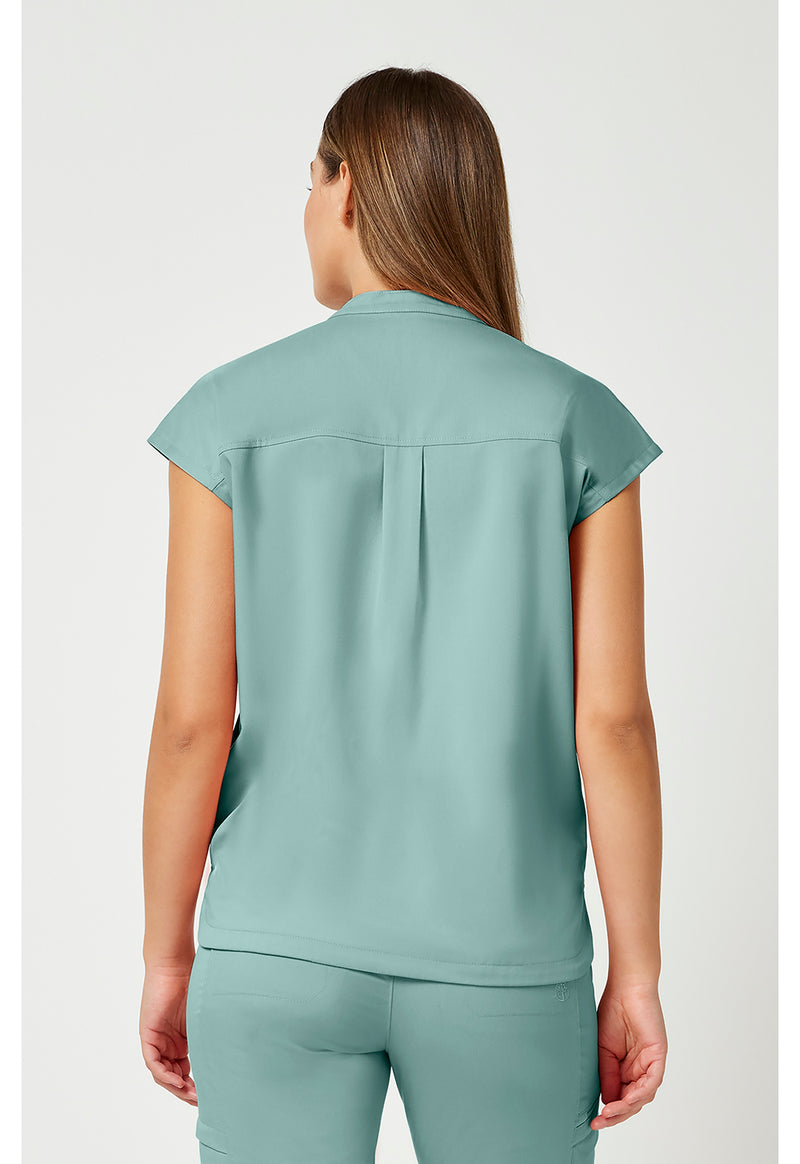 Rainwater - Healing Hands Purple Label Women Scrub Top - Back View