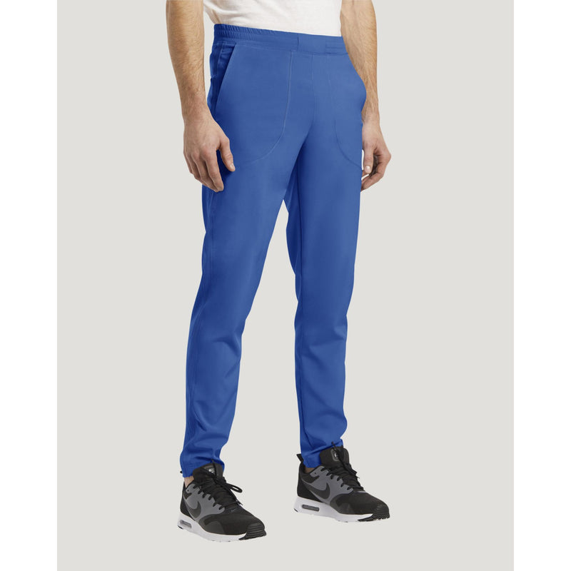 Roy - White Cross Men's Scrub Pants - Front View