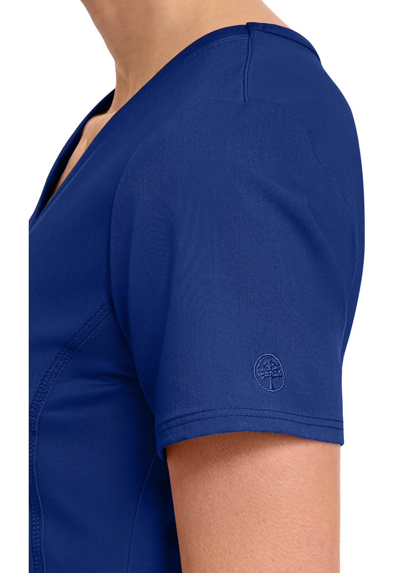 Galaxy Blue - Women's Juliet Scrub Top (View 3)