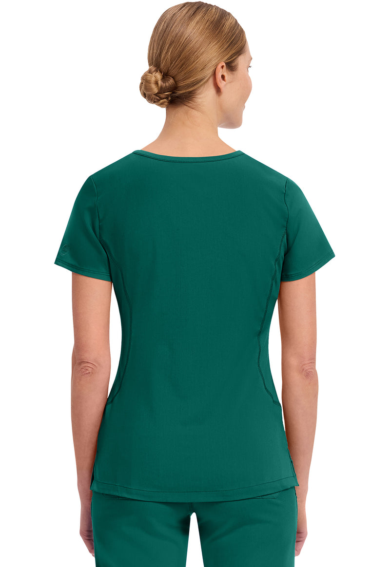 Hunter - Healing Hands Purple Label Women Scrub Top - Back View