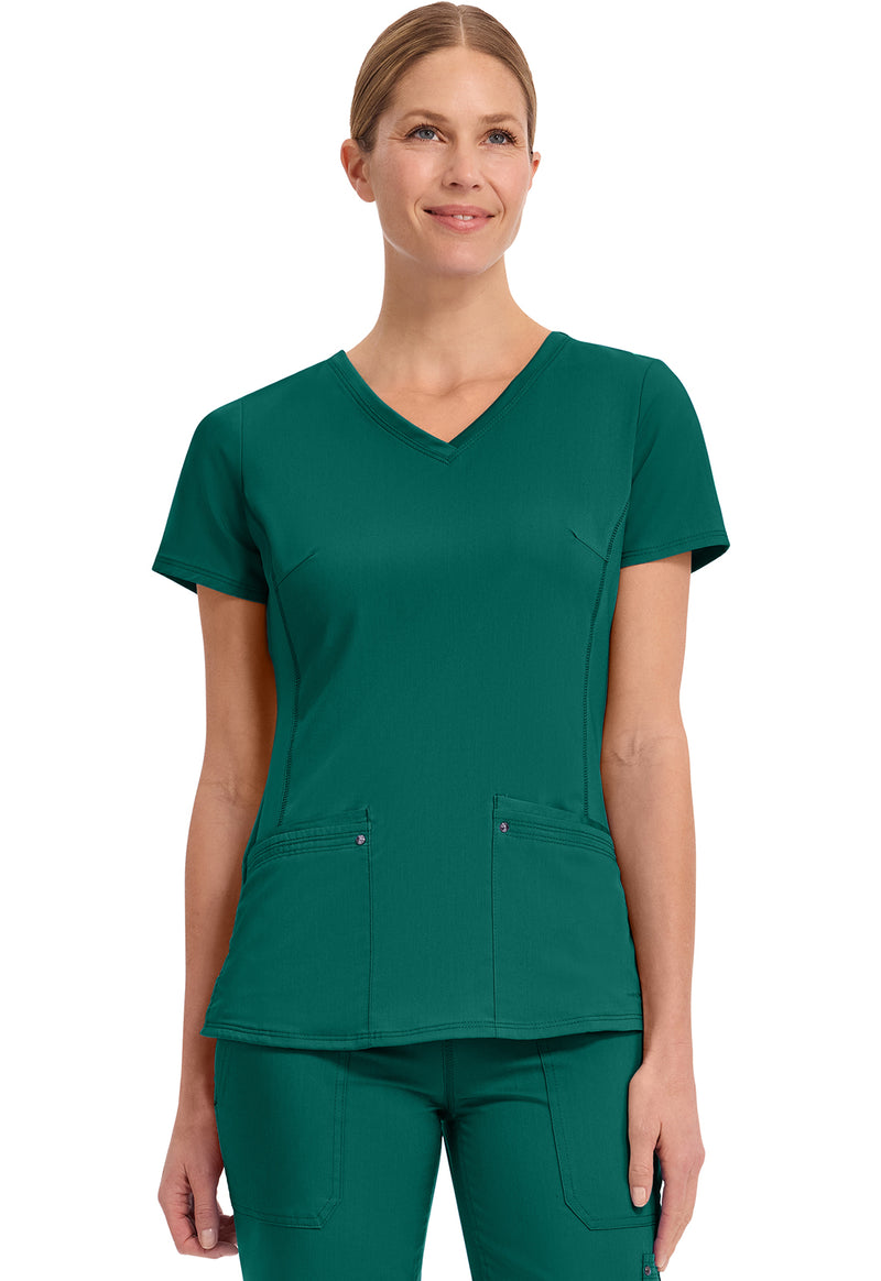 Hunter - Healing Hands Purple Label Women Scrub Top - Front View
