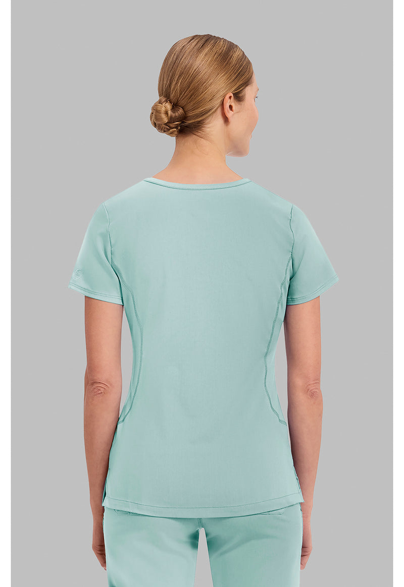 Rainwater - Healing Hands Purple Label Women Scrub Top - Back View