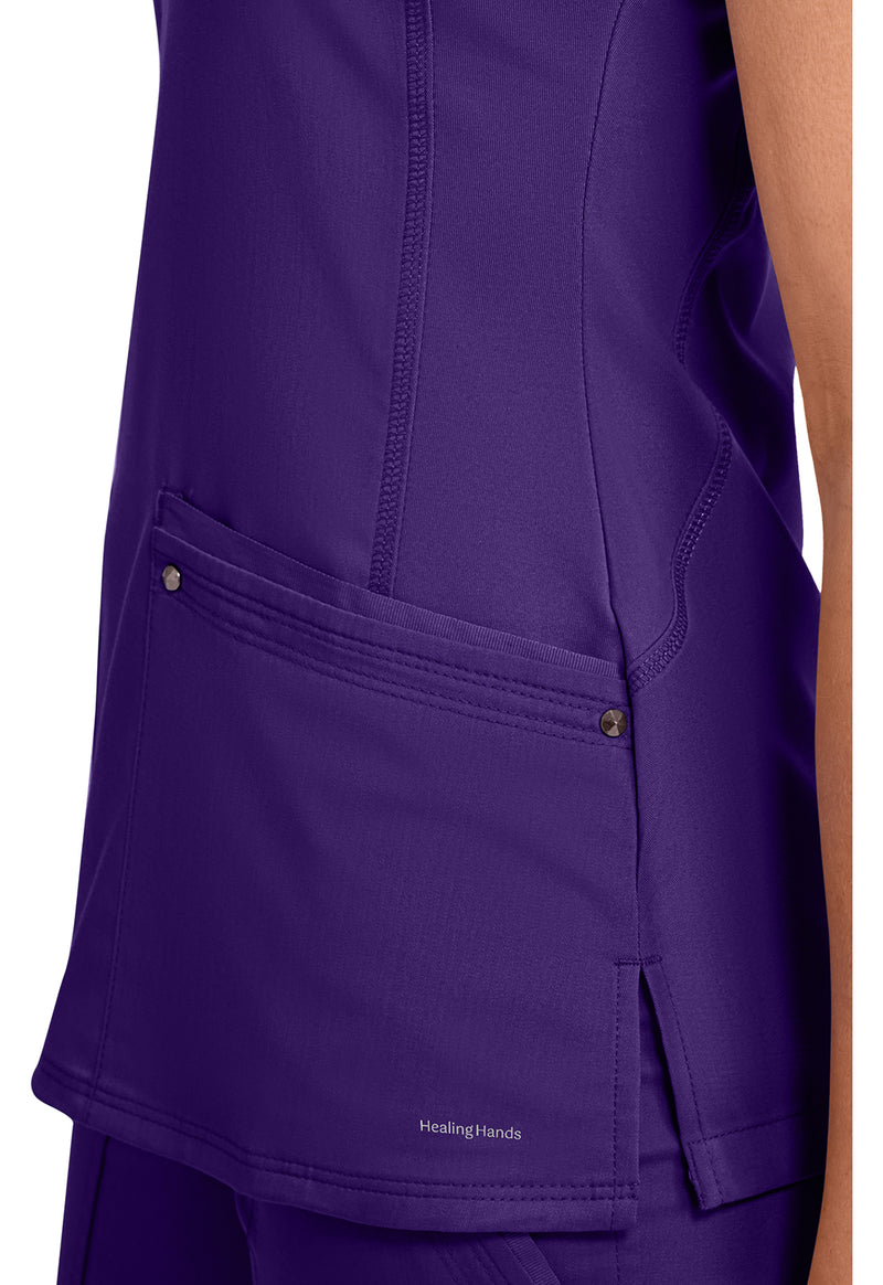 True Grape - Women's Juliet Scrub Top (View 2)