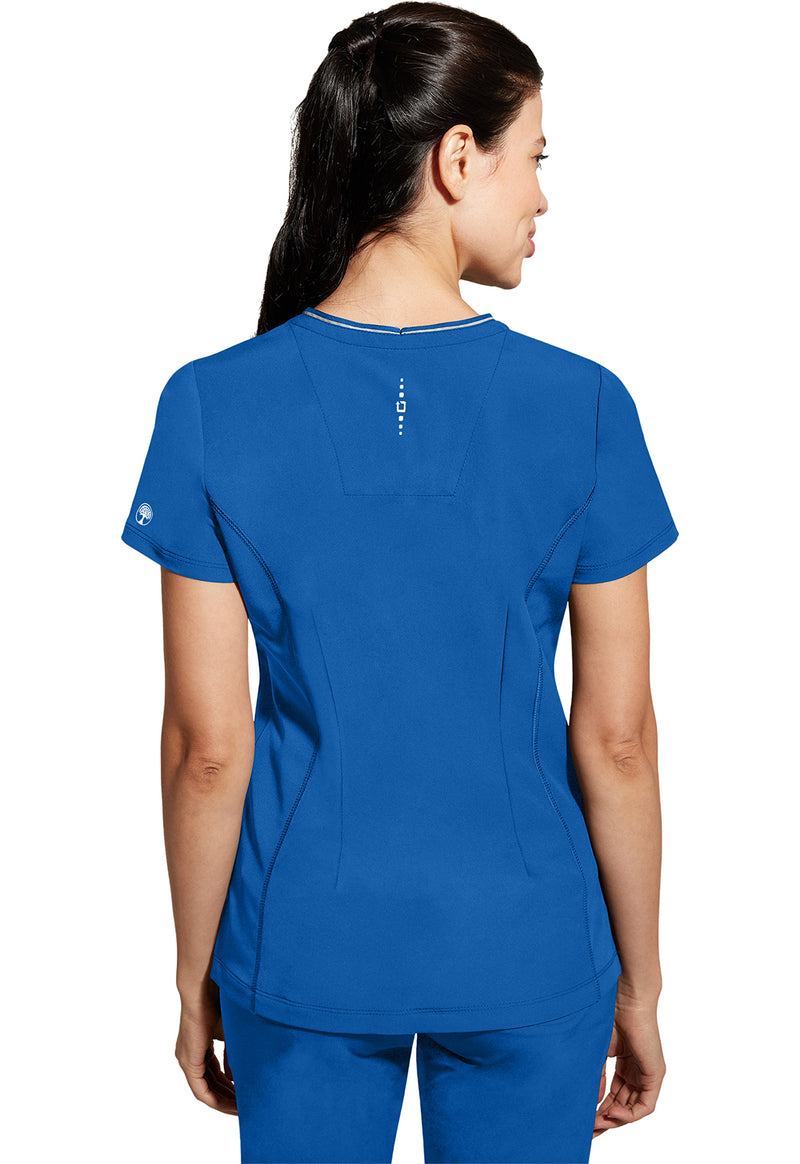 Royal - Healing Hands 360 Women Scrub Top - Back View
