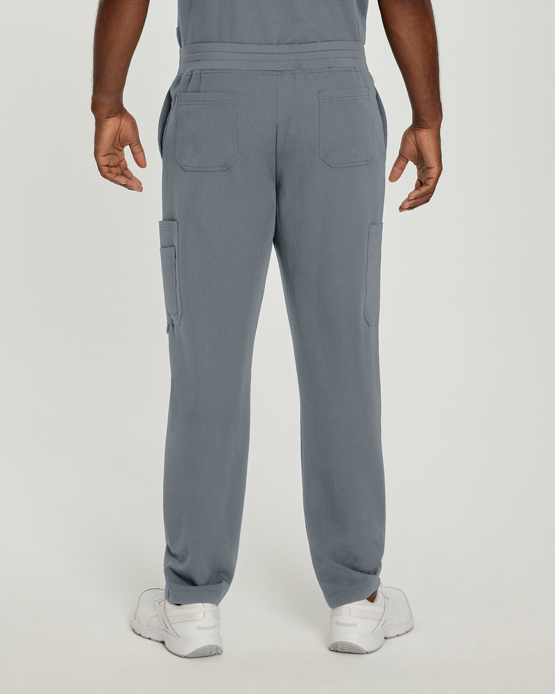 Taylor Grey - White Cross V-Tess Men's 7 Pocket Cargo Scrub Pants for Nursing