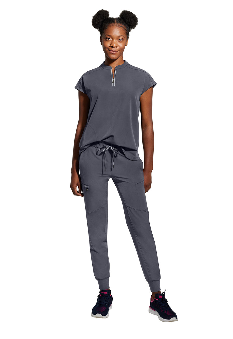 Pewter - Women's Sandy Scrub Top (View 3)