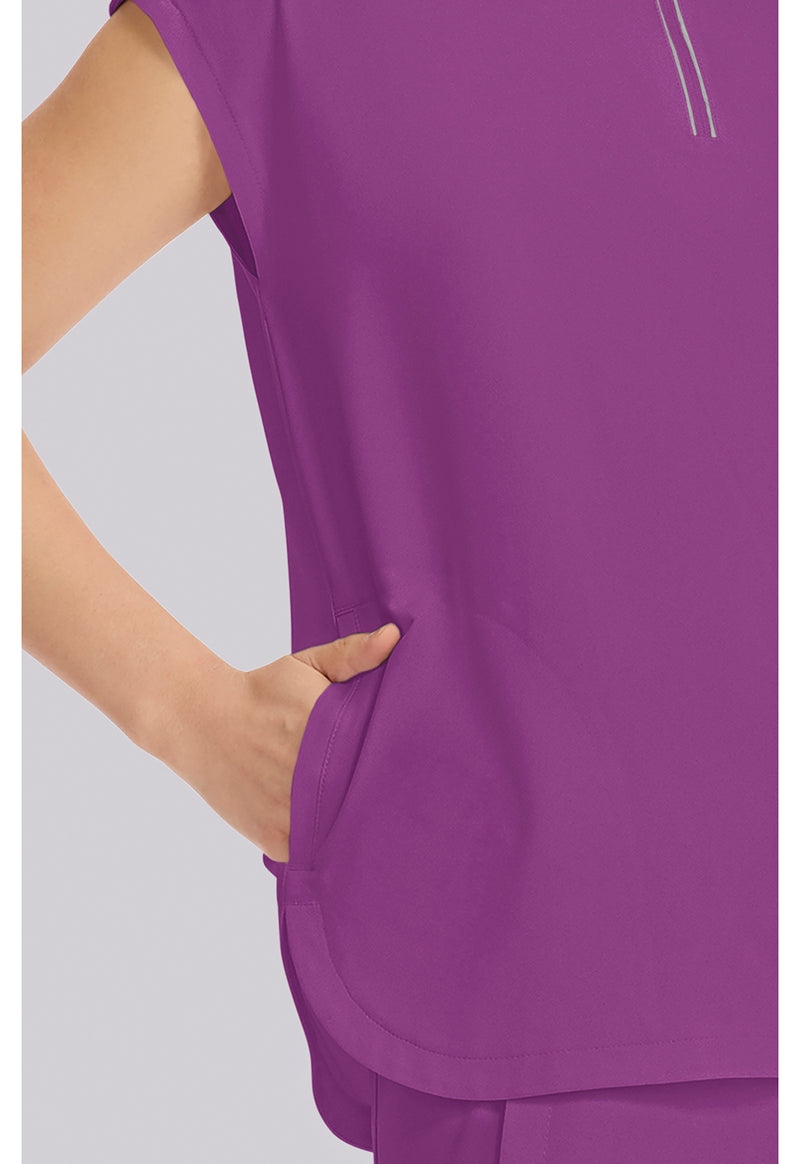 Plum Violet - Women's Sandy Scrub Top (View 4)