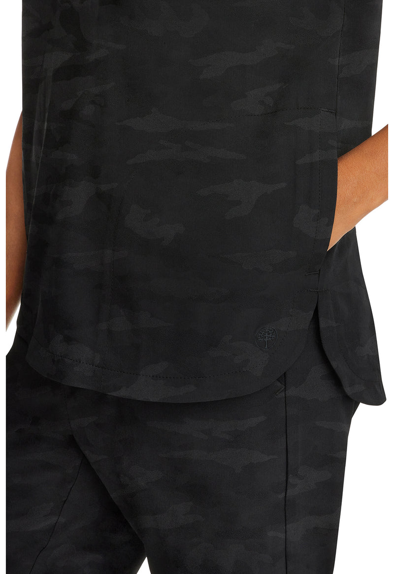 black - Journey Camo Top (View 2)
