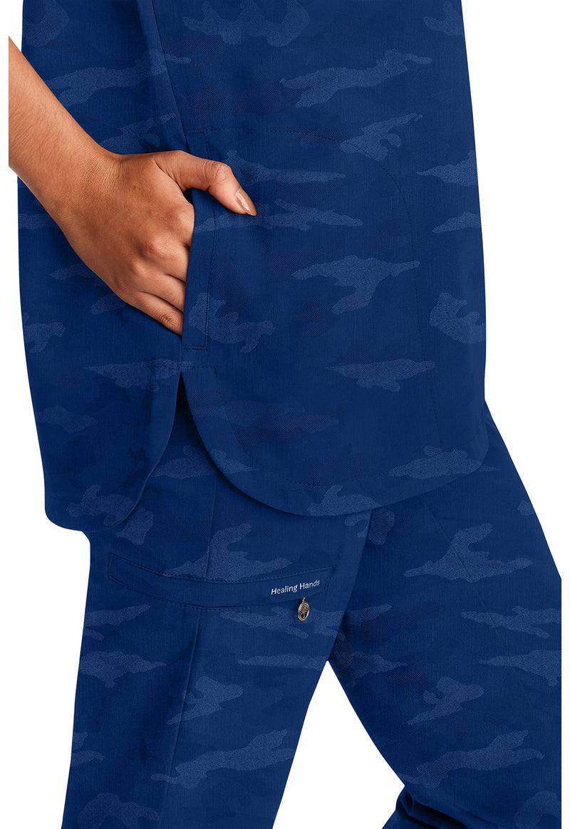 navy - Journey Camo Top (View 2)