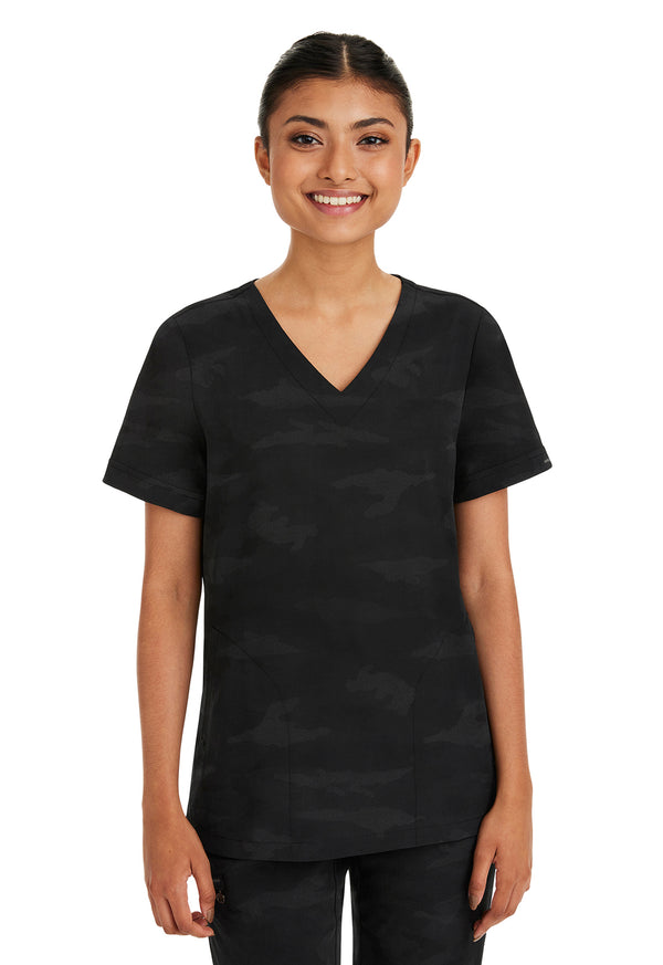Women's Joy Camo Scrub Top
