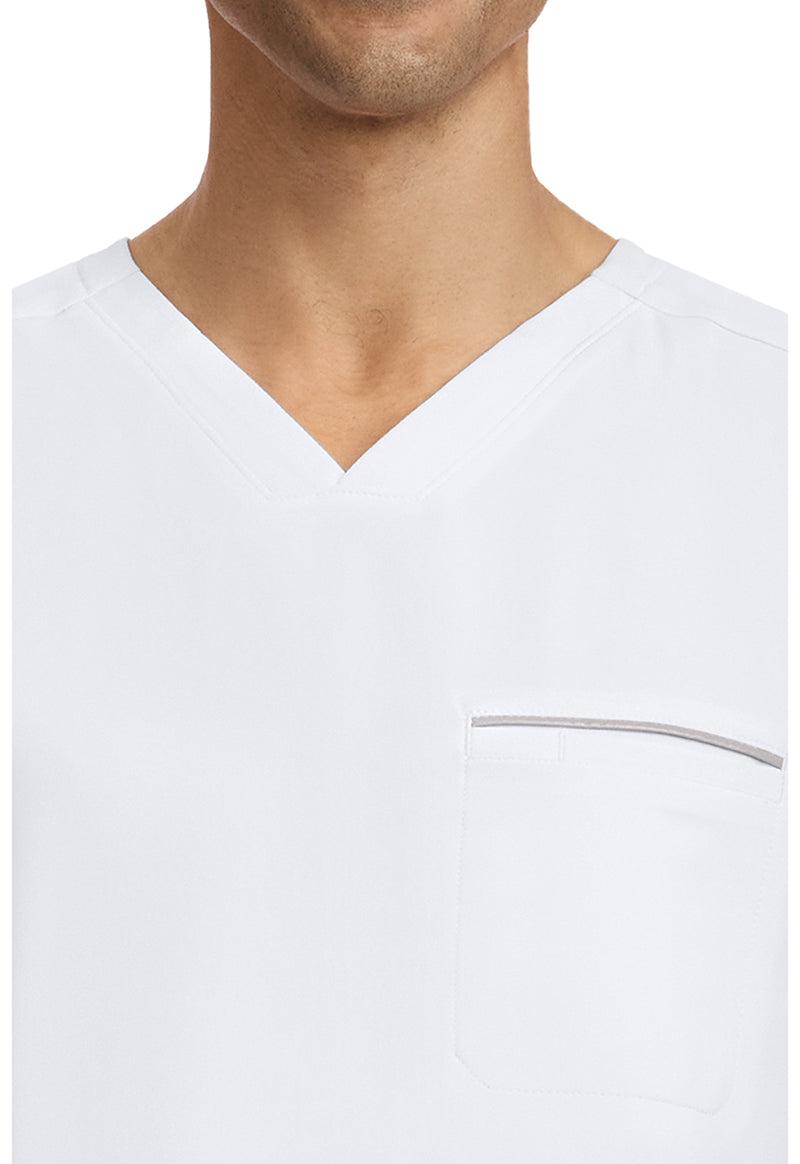 WHITE - Men's Spencer Scrub Top (View 2)