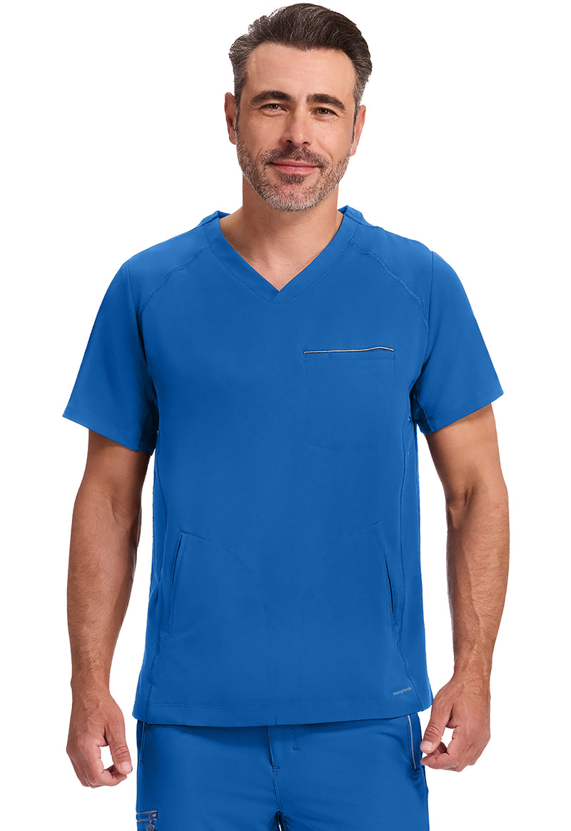 Royal - Healing Hands 360 Men Scrub Top - Front View