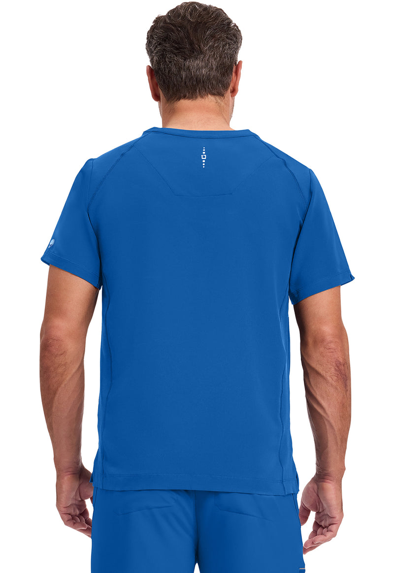 Royal - Healing Hands 360 Men Scrub Top - Back View