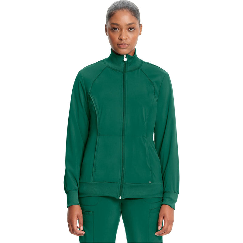hunter green - Zip Front Jacket
