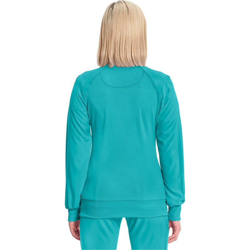 teal blue - Zip Front Jacket