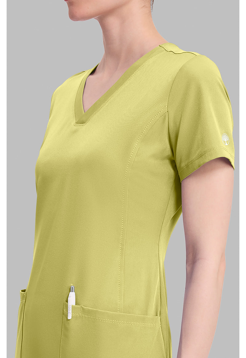 Retro Lime - Women's Monica Scrub Top (View 2)