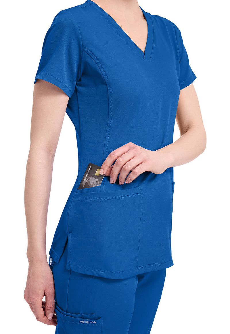 Royal - Women's Monica Scrub Top (View 3)