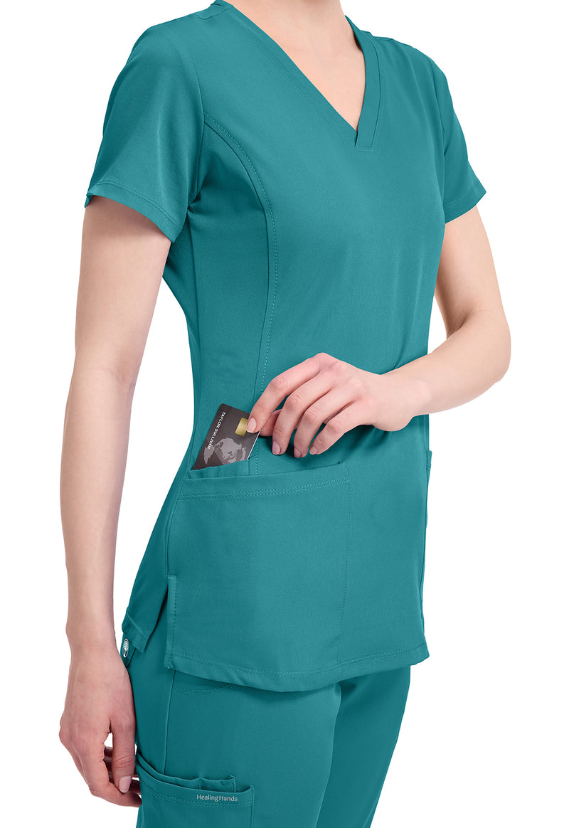 teal - Monica Top (View 3)