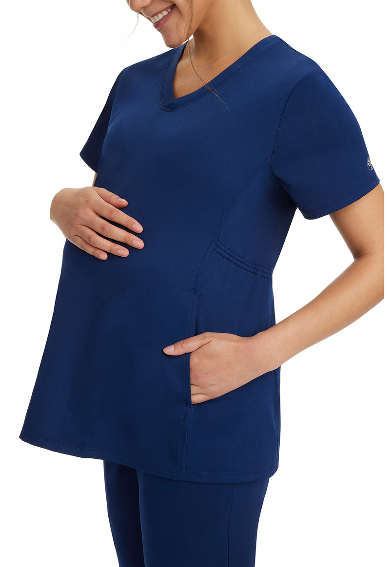 navy - Mila Maternity Top (View 2)