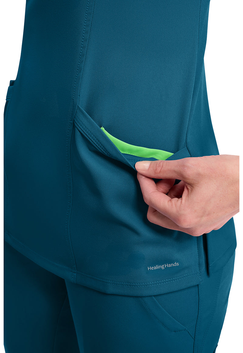 Caribbean - Women's Madison Scrub Top (View 2)