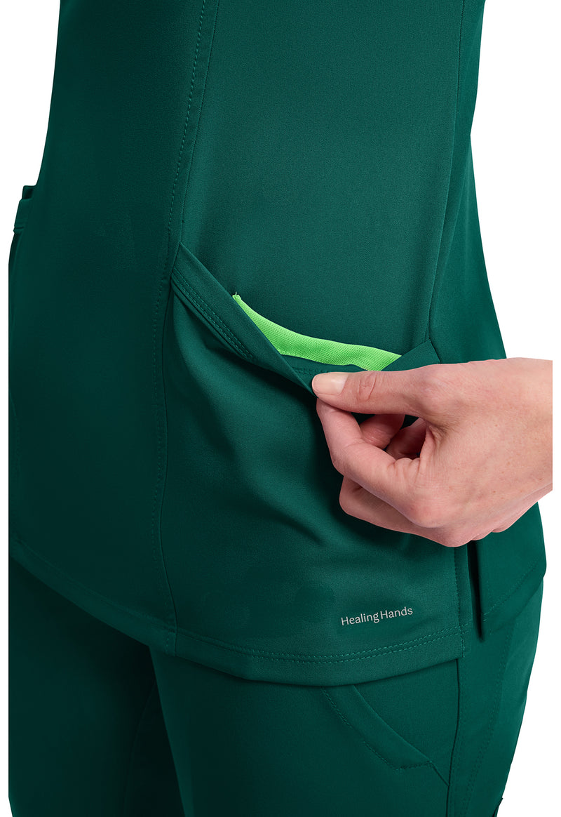 Hunter - Women's Madison Scrub Top (View 2)