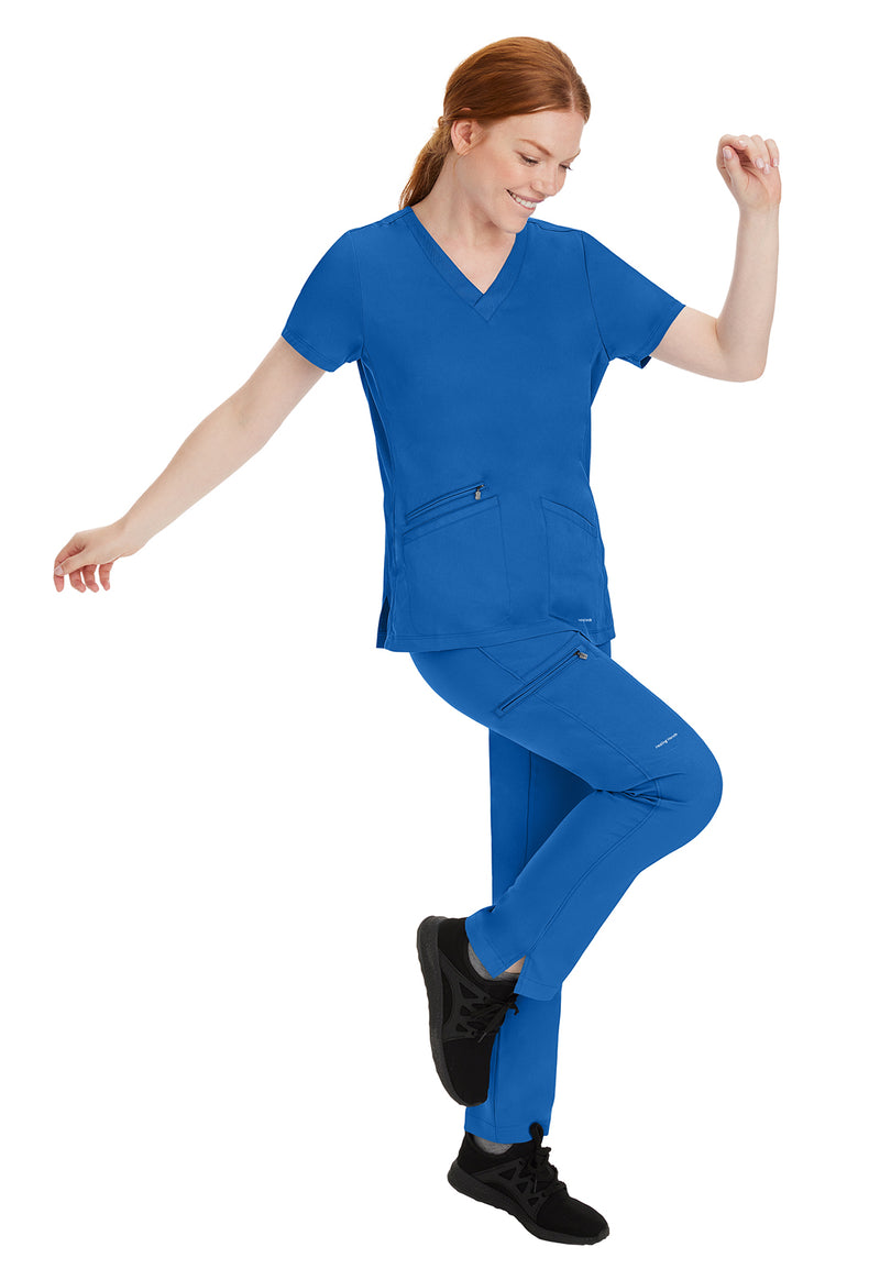 Royal - Women's Mariah Scrub Top (View 3)