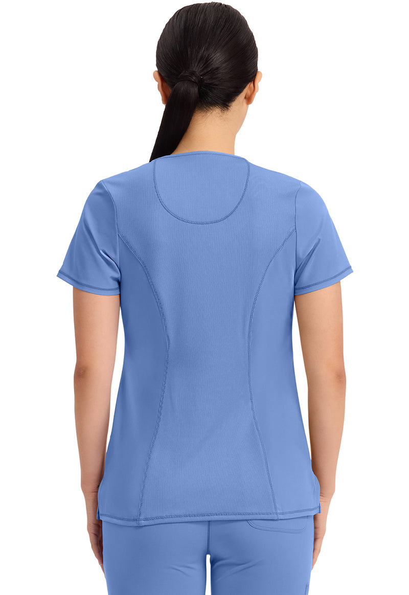 Ciel - Cherokee IN Infinity Women Scrub Top - Back View