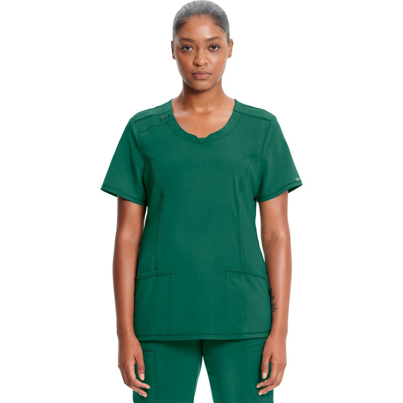 hunter green - Round Neck Top