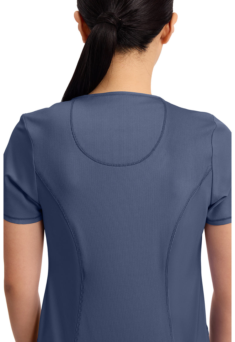 navy - Round Neck Top (View 2)