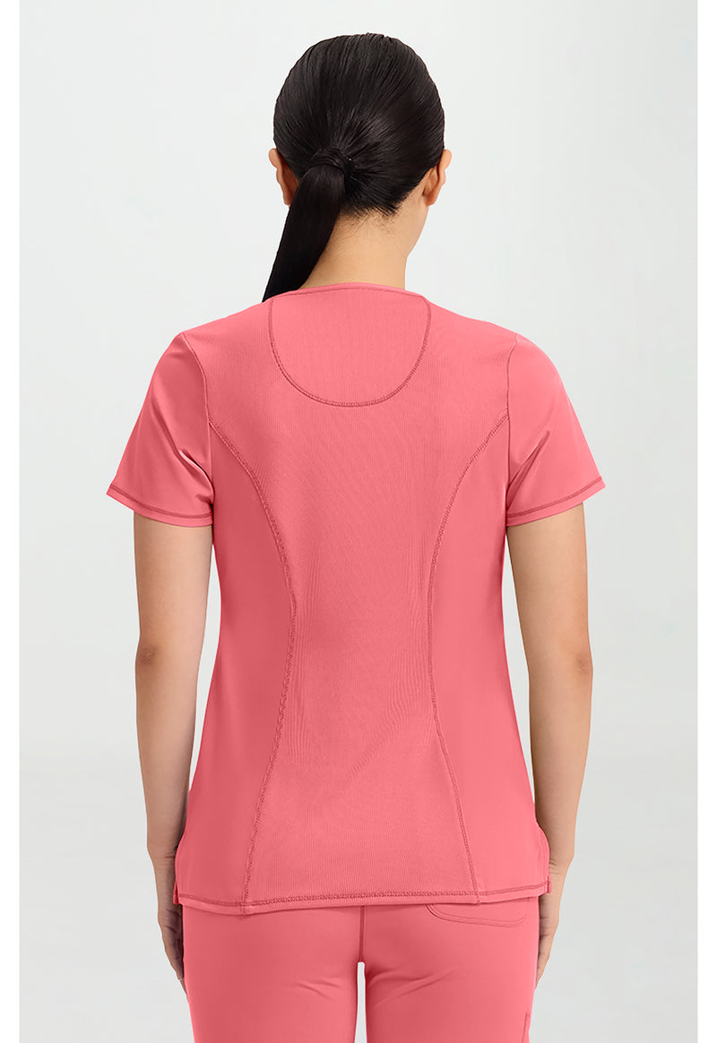 PINKERTON - Cherokee IN Infinity Women Scrub Top - Back View