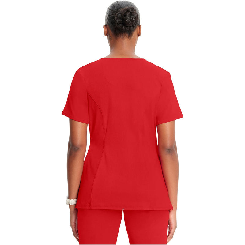 red - Round Neck Top