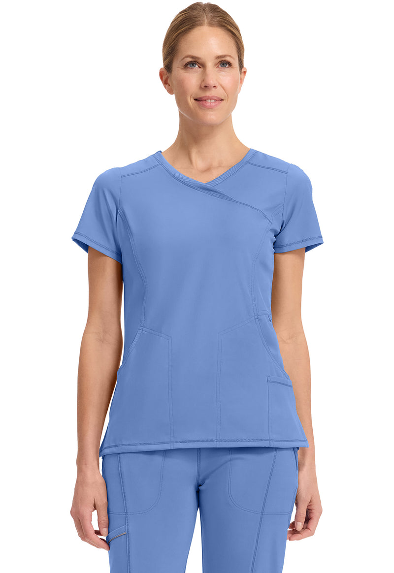 Ciel - Cherokee IN Infinity Women Scrub Top - Front View