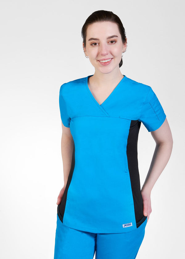 MOBB Flexi V-Neck Scrub Top 324T