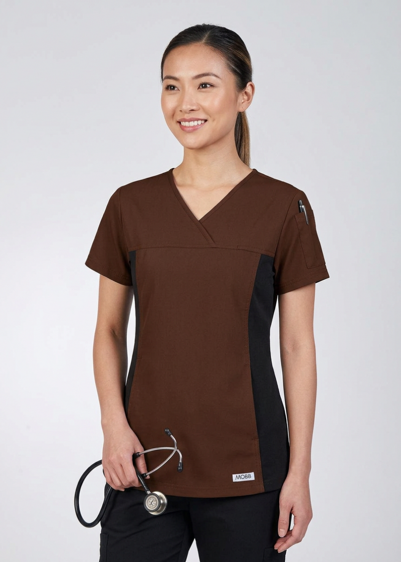 MOBB Flexi V-Neck Scrub Top 324T