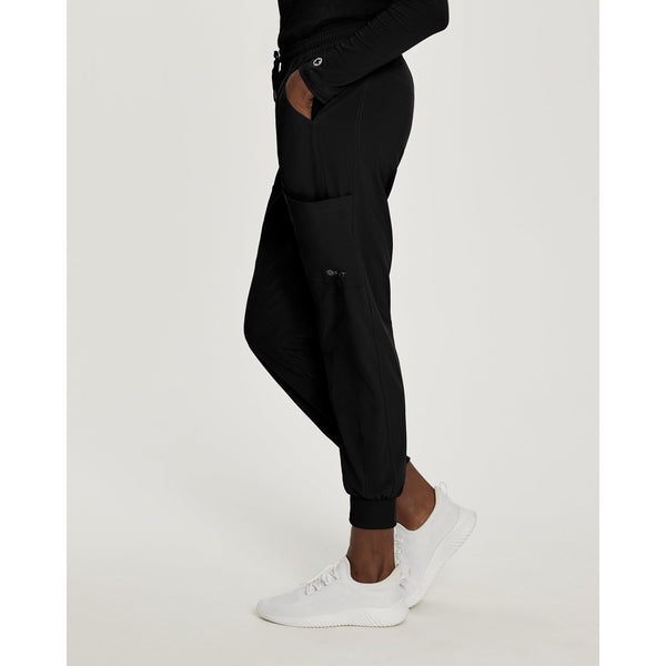 White Cross Fit Women's 4 Pocket Jogger Cargo Drawstring Scrub Pants for Nursing